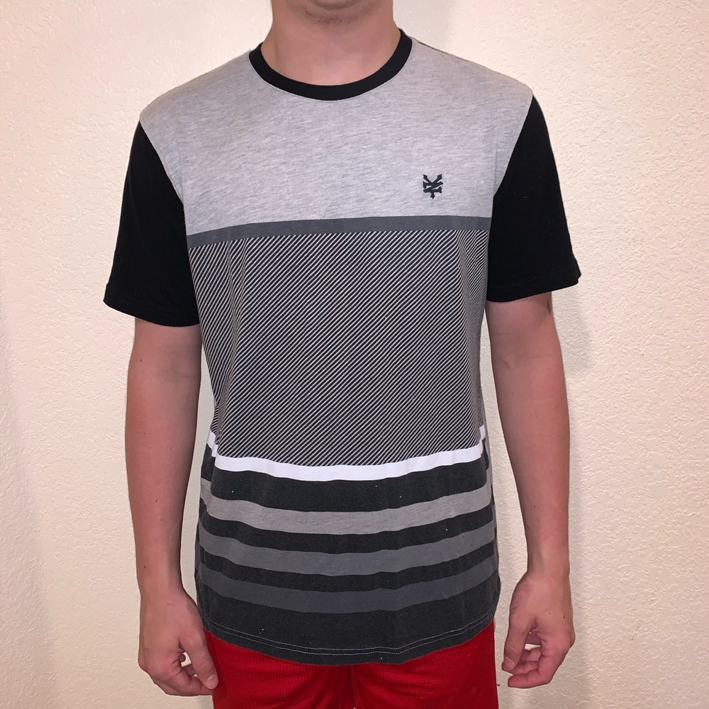 Black & white stripped shirt sleeve t shirt size M